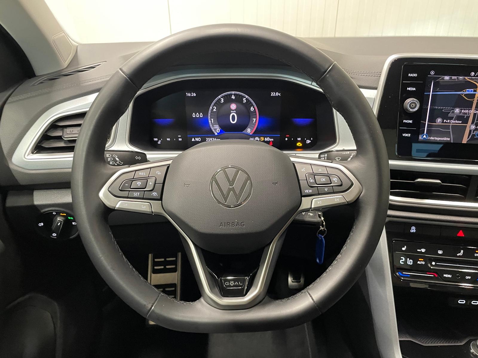 Volkswagen T-Roc Goal 1.0 TSI LED NAVI ACC SHZ, миниатюра 11