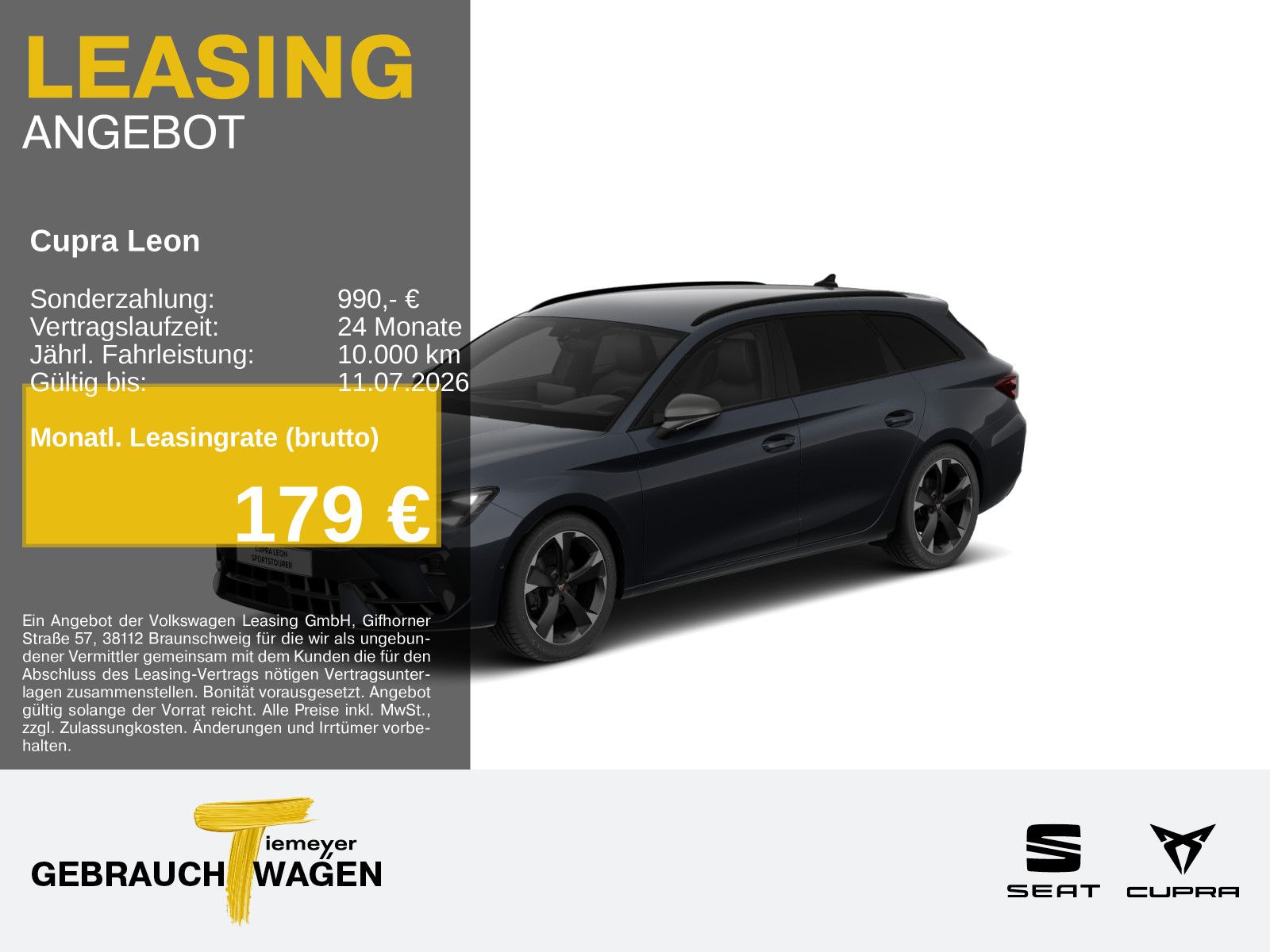 Cupra Leon Sportstourer 2.0 TDI DSG AHK KAMERA SUPERSP