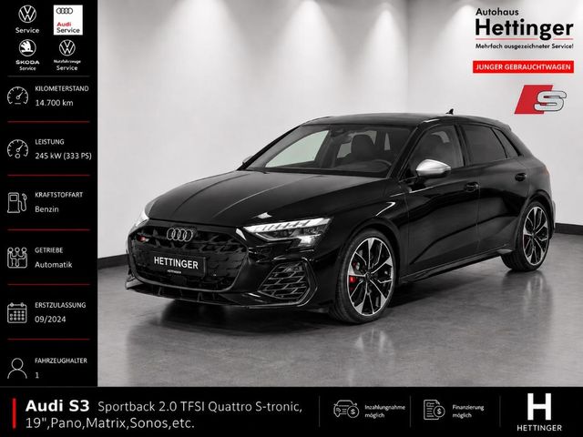 AUDI S3 Sportback 2.0 TFSI Quattro S-tronic, 19",Pano