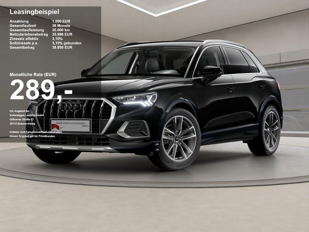 Q3 35 1.5 TFSI advanced AHK AUT Kam. Navi LED LM