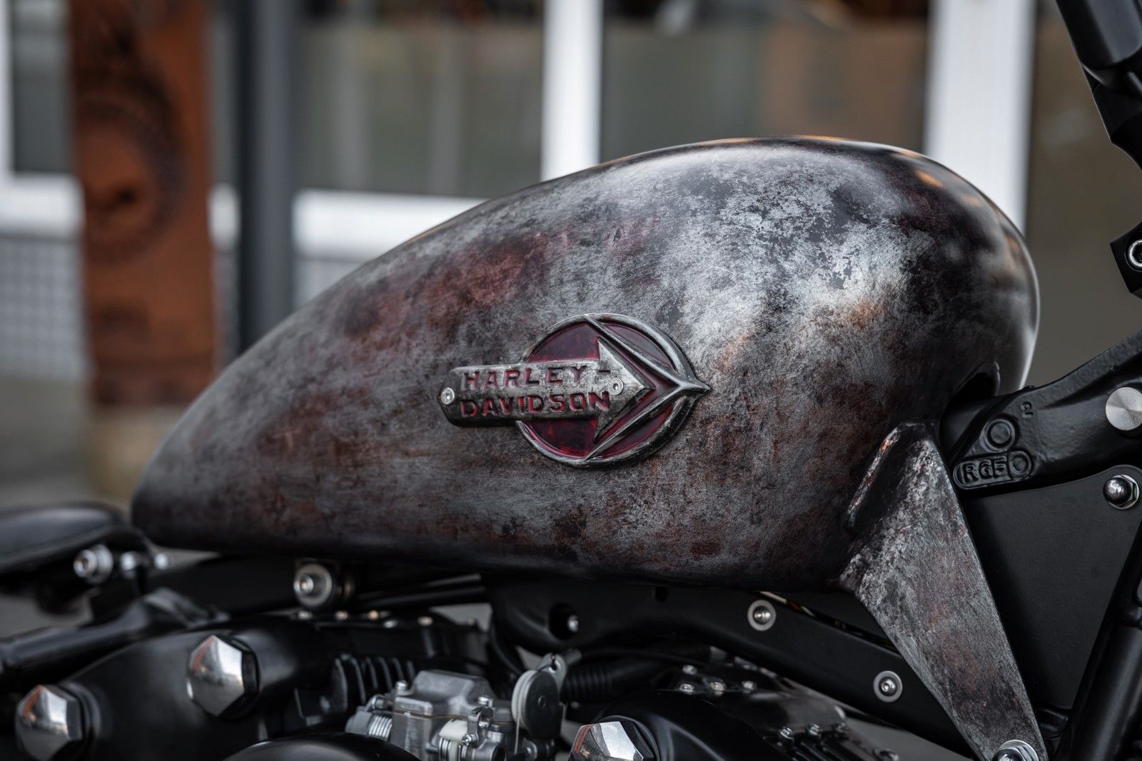 Fahrzeugabbildung Harley-Davidson Softail FAT BOY FLSTF - CUSTOM UMBAU - VERGASER