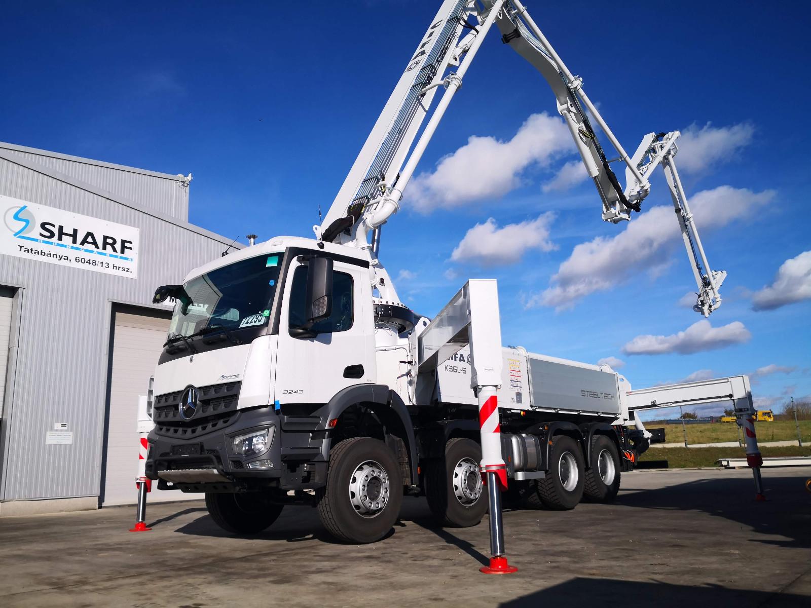 Mercedes-Benz Arocs 3243 - Concrete pump CIFA K36L-5 Steeltech