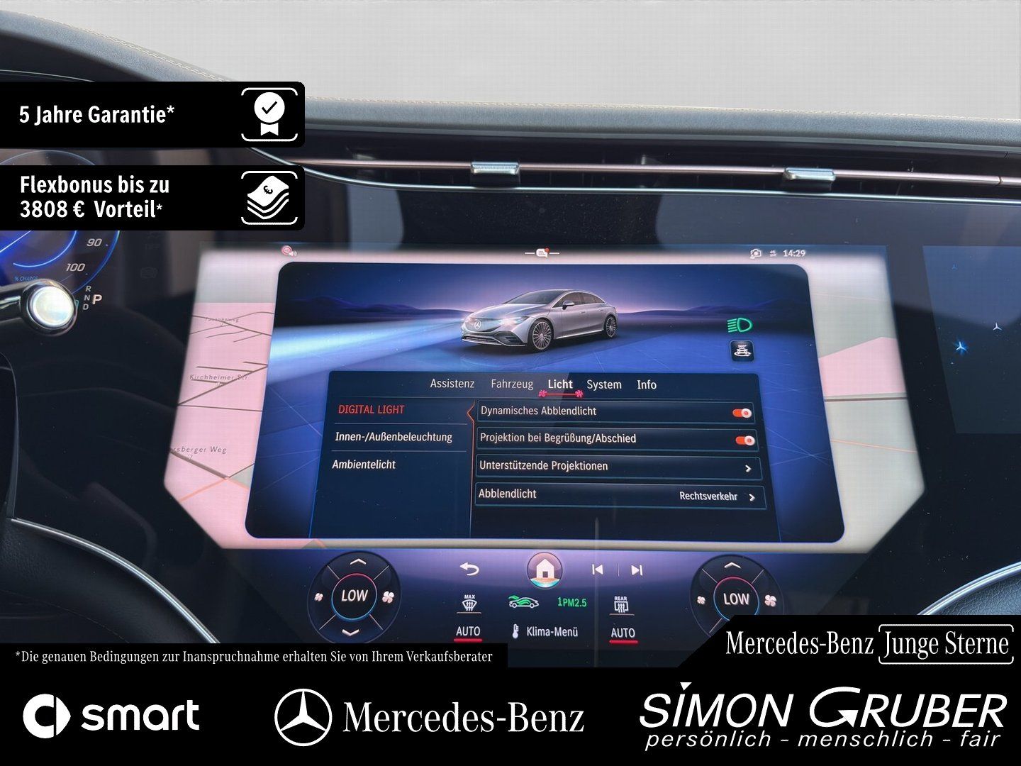 Fahrzeugabbildung Mercedes-Benz EQE 500 4M AMG Premium+ Nappa Hyper Pano Md 2025