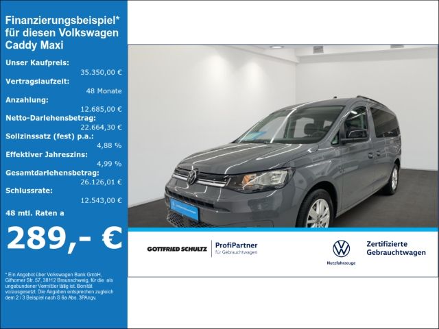 Volkswagen Caddy Maxi Anschlußgarantie Life 2.0 TDI App-Con