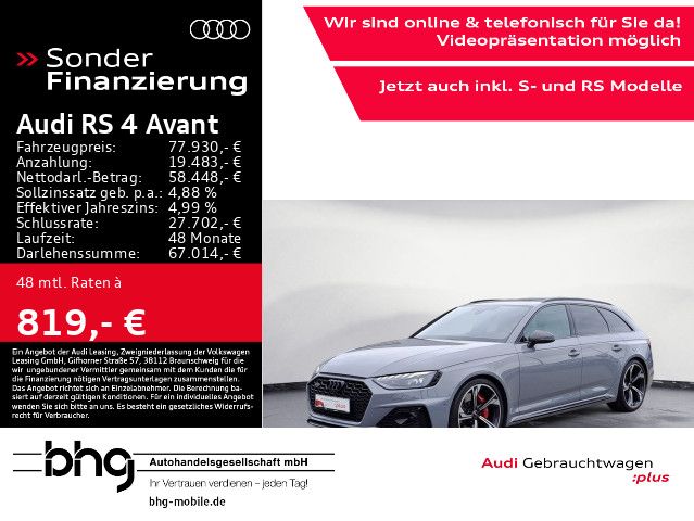 Audi RS4 Avant quattro tiptronic RS Essentials SportP