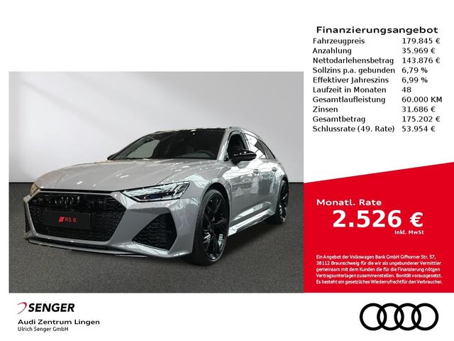 Audi RS6 Avant performance 305 km/h Standh. Panorama