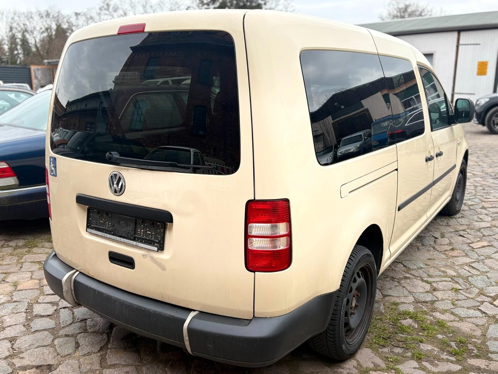 Volkswagen Caddy 2011 — engine 1.598 cm³, 102 HP (75kW)