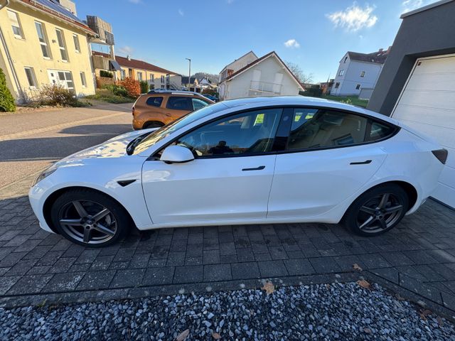 Tesla Model 3 RWD Echt-Carbon, AHK, 8-fach bereift