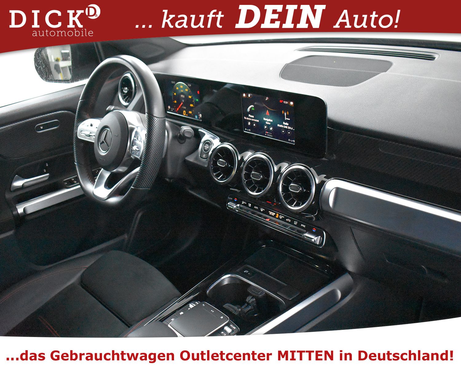 MERCEDES-BENZ GLB220d 4M 2X AMG Line NIGHT+NAV+LED+AHK+ACC+19" - Image 12