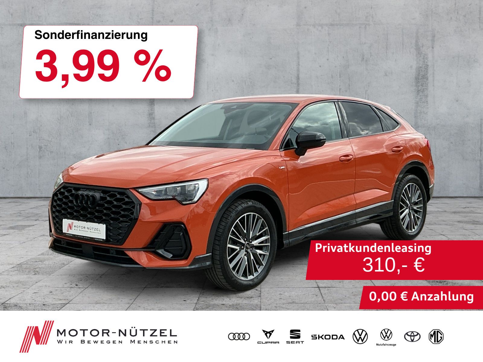 Audi Q3 Sportback 35 TFSI S-TR S-LINE 5JG+LED+NAV+AHK