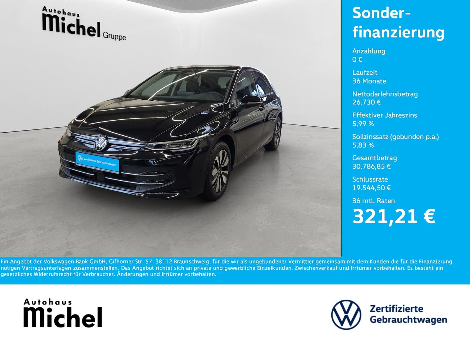 Volkswagen Golf 8 eTSI DSG Goal ACC LED Navi Kamera foto 2