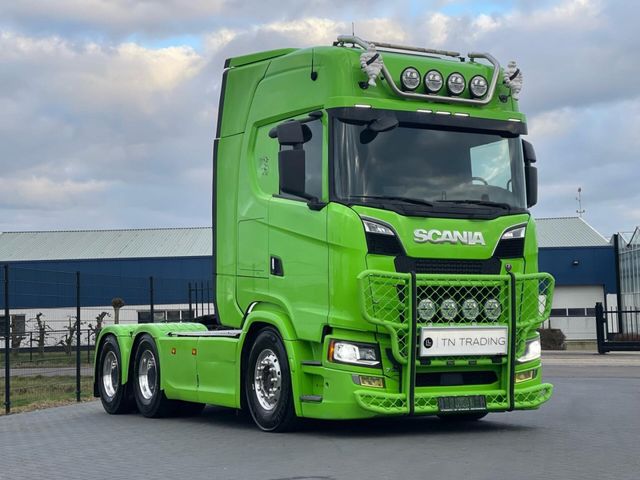 Scania S730 6X4, VOLLUFT, RETARDER, LEDER.