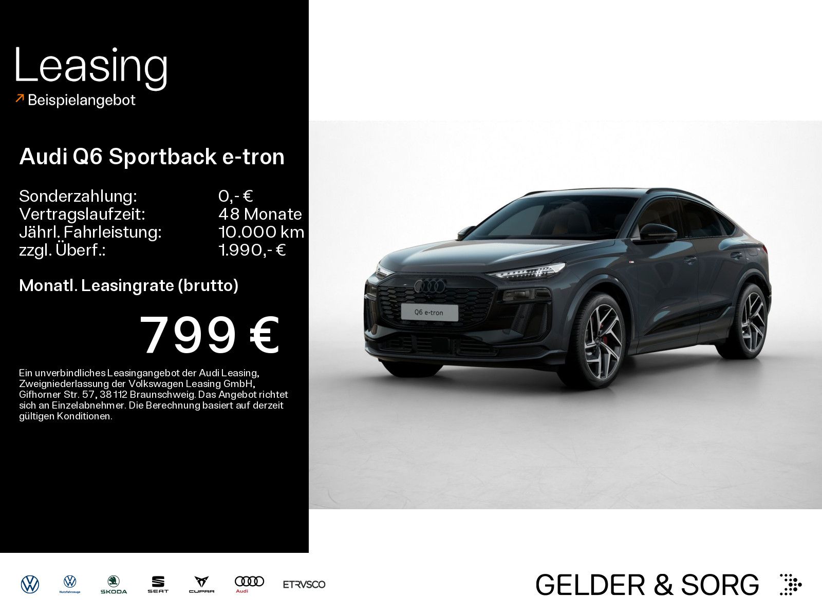 Audi Q6 Sportback e-tron quattro 315 kW