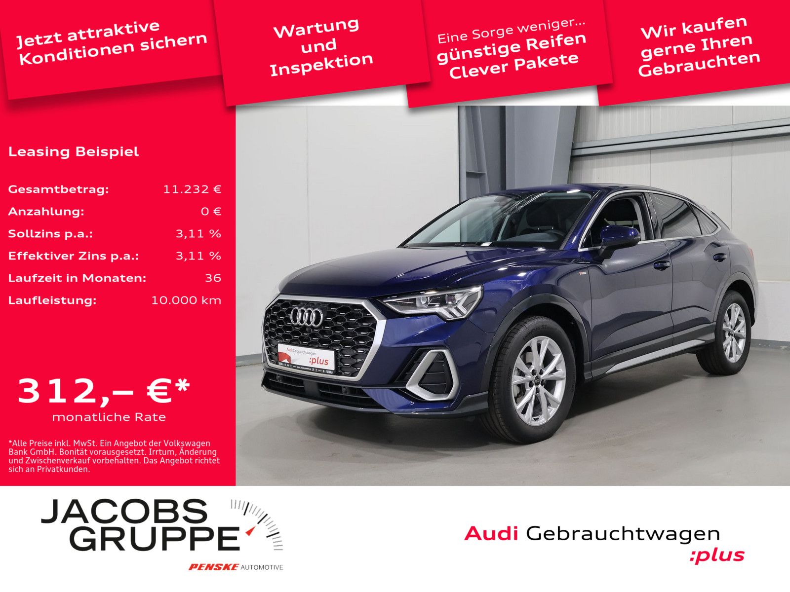 Audi Q3 Sportback 35 TFSI S line VC*LED*PDC *