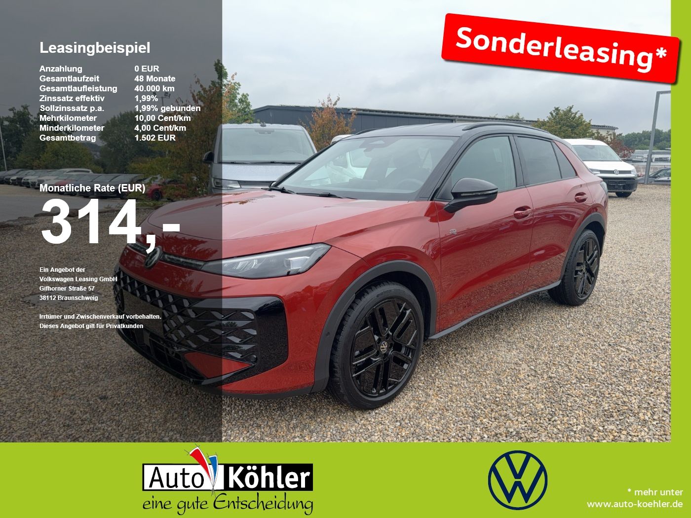 Volkswagen T-Roc R-Line 1.5 l eTSI OPF DSG AHK/CarPlay/ACC