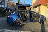 Tesla Model X Raven Performance   8-fach bereift - blaue Tesla Model X
