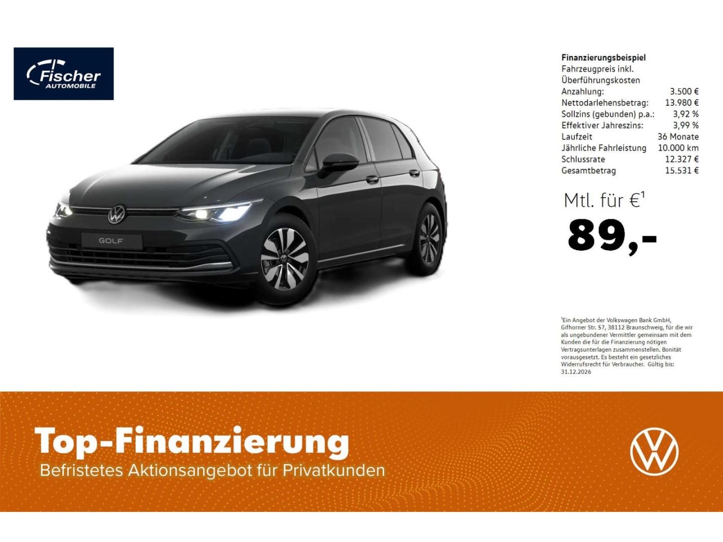 Volkswagen Golf 1.0 TSI Move