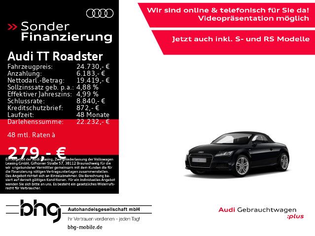 Audi TT Roadster 1.8 TFSI LED/Navi/EPH/Assist/uvm.