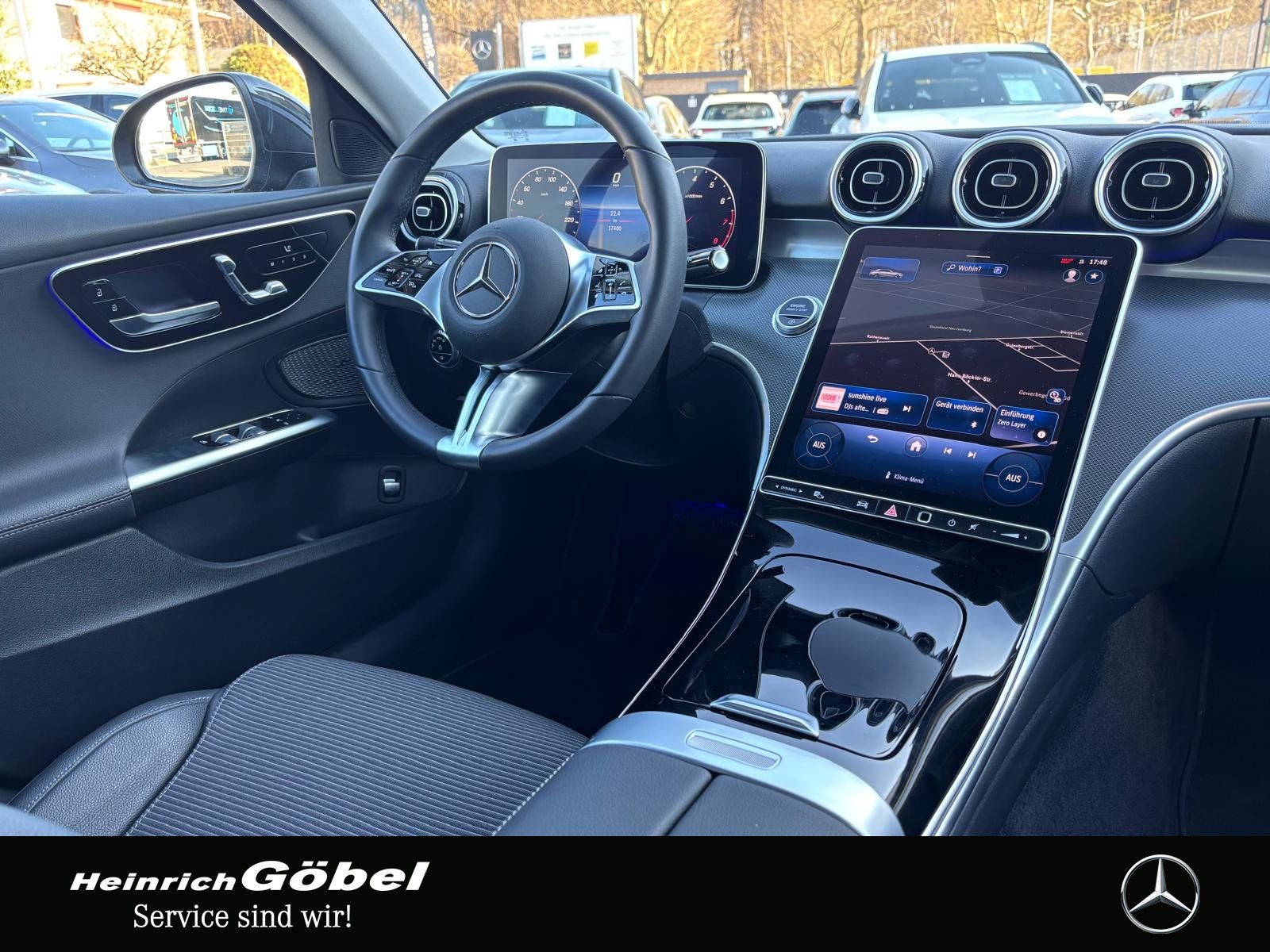 Fahrzeugabbildung Mercedes-Benz C 200 AVA-ADV+ 360°KAM WP LED AMB-BEL VZA MEM-SI
