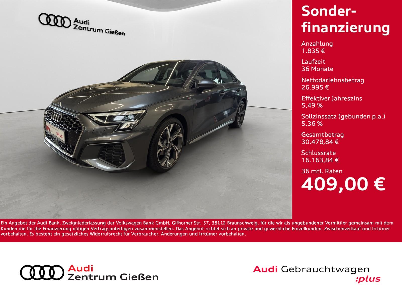 Audi A3 Limousine 35 TFSI S line Kamera Navi LED