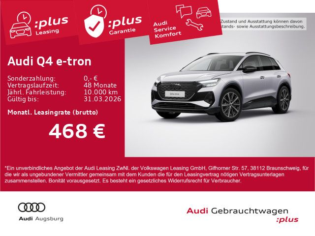 Audi Q4 45 e-tron *S line*Opt.schw.*8-fach*