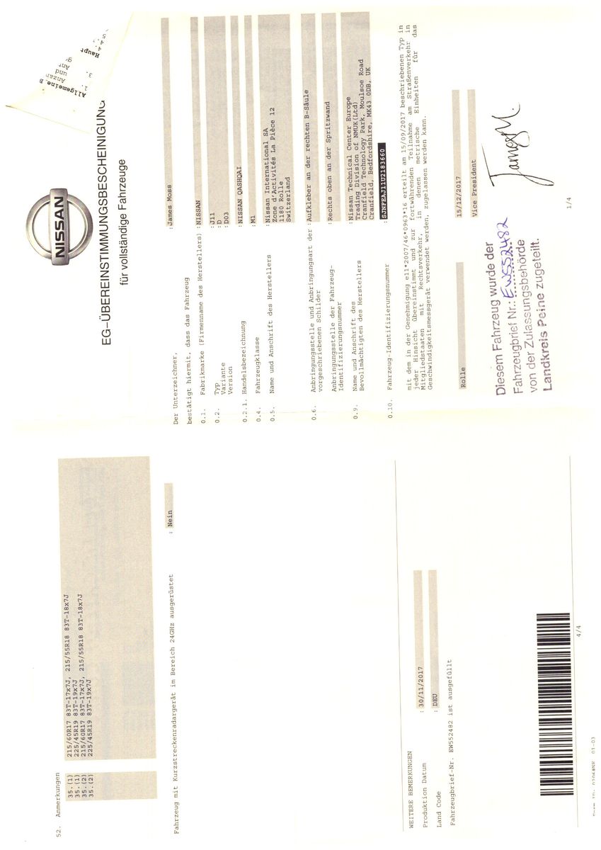 Fahrzeugabbildung Nissan Qashqai Acenta Panorama Kamera DAB Navi Xenon