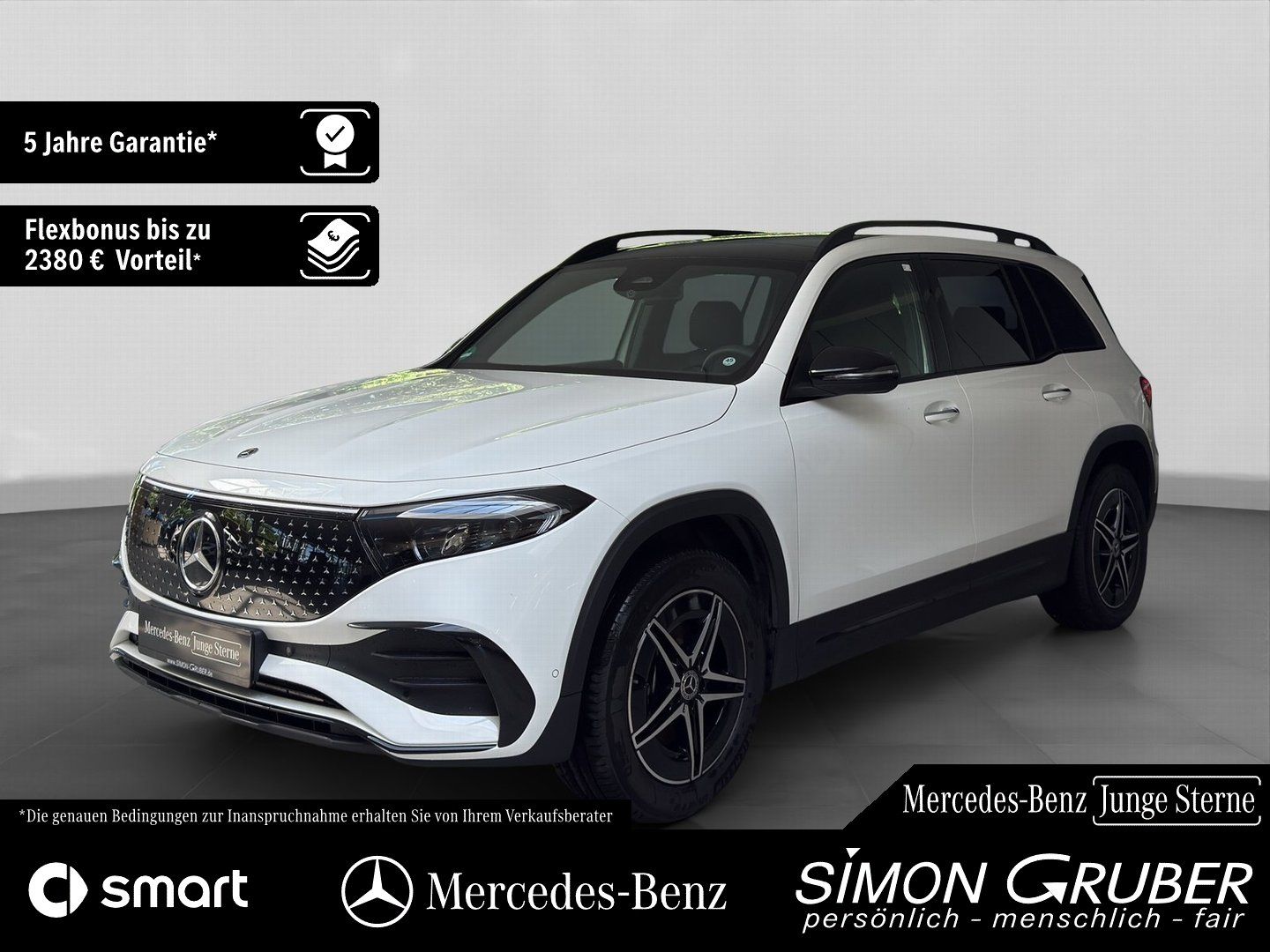 Fahrzeugabbildung Mercedes-Benz EQB 300 4M AMG Pano Fahrassist 7Sitze Mod 2026