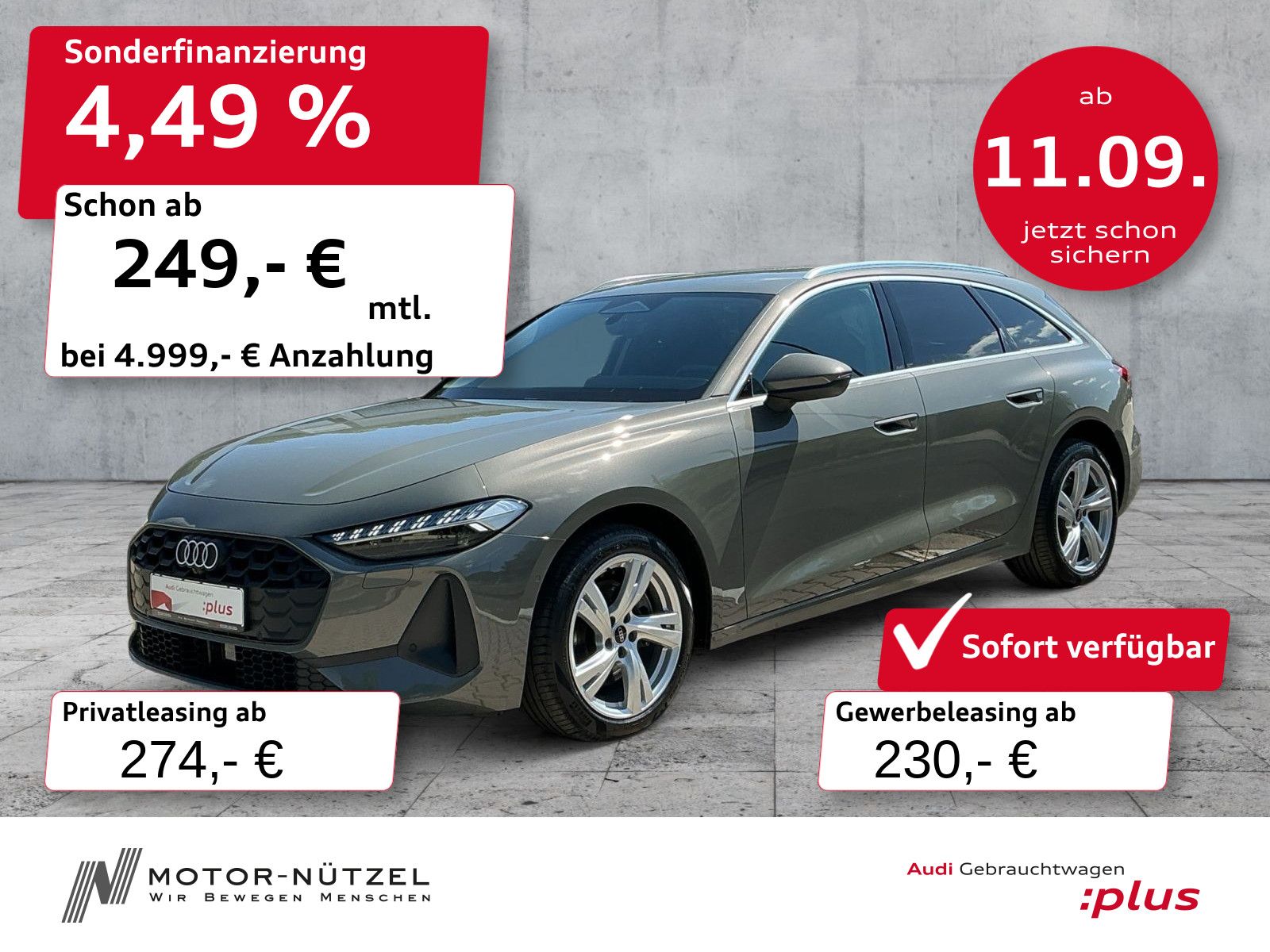 Audi A5 Avant TFSI S-TR LED+NAVI+RFK+ACC+18"LM