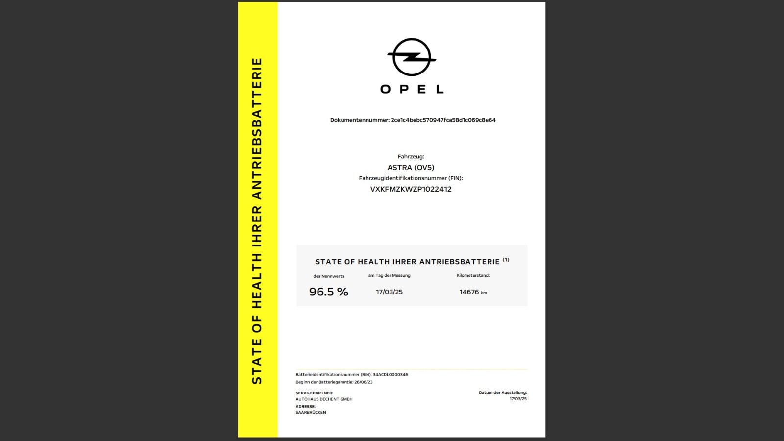 Fahrzeugabbildung Opel Astra Electric GS,Pano,Navi,Kamera,MatrixLED,18"