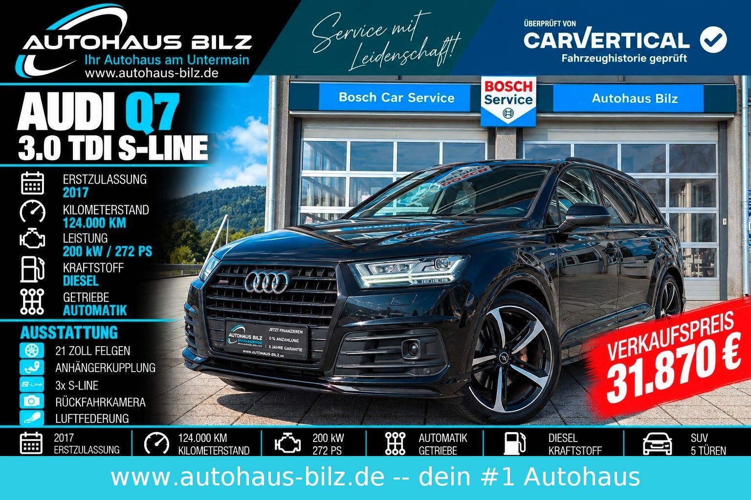 Audi Q7 3.0 TDI quattro S-Line