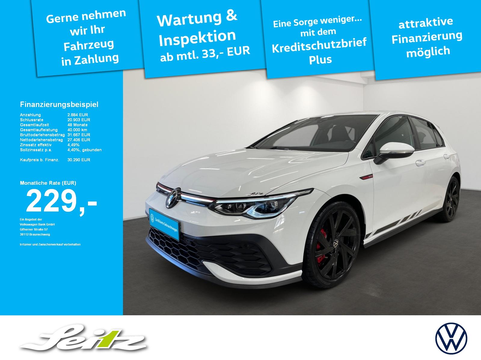 Volkswagen Golf VIII 2.0 TSI GTI Clubsport *LED*HARMAN*PDC*