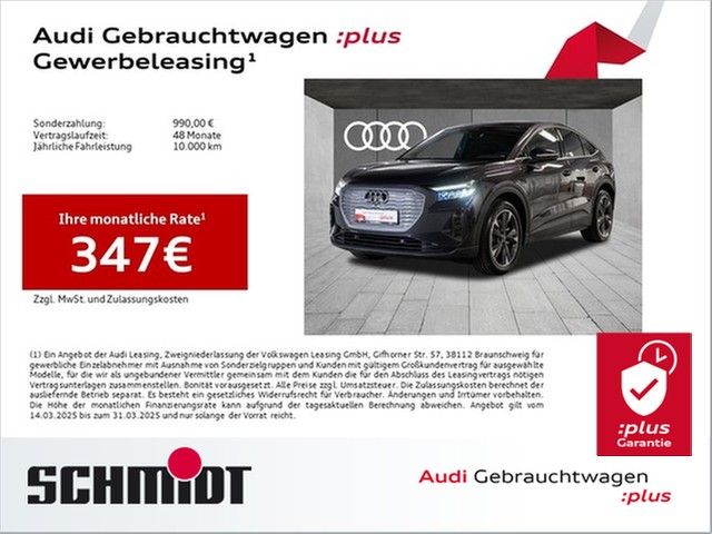 Audi Q4 Sportback e-tron 45 AHK Sports. LM20 Wärmepum