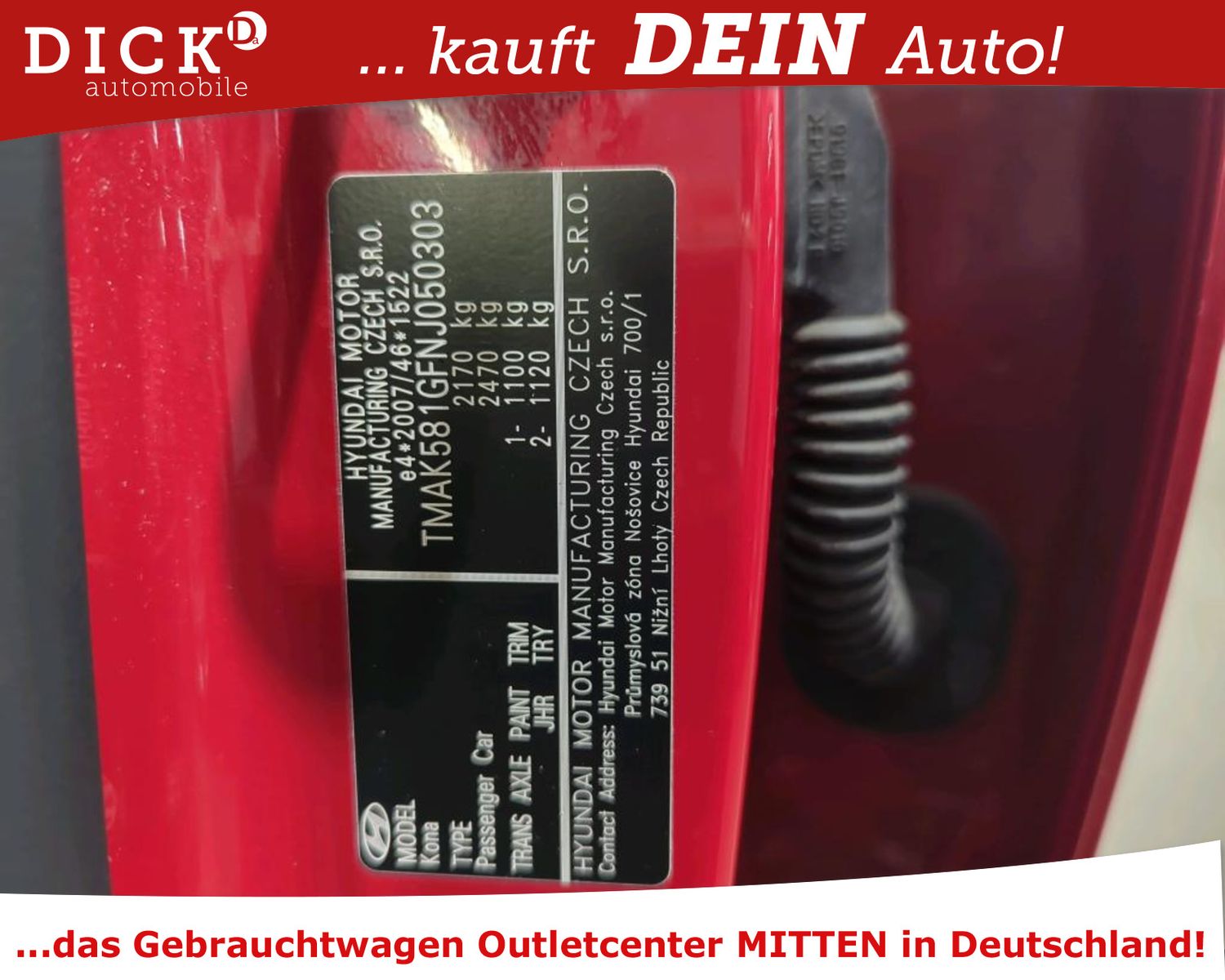 Fahrzeugabbildung Hyundai KONA Elektro Prime LED/ACC/NAVI/VIRTU/HIFI/8Fa