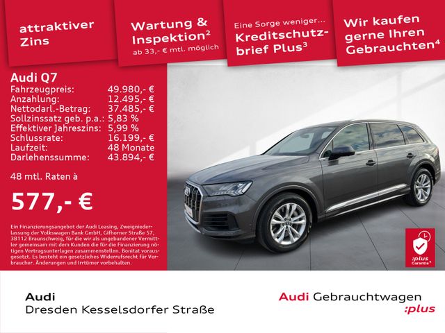 Audi Q7 SUV 55 TFSI e Q. LED Navi AHZV Rückfahrkamera