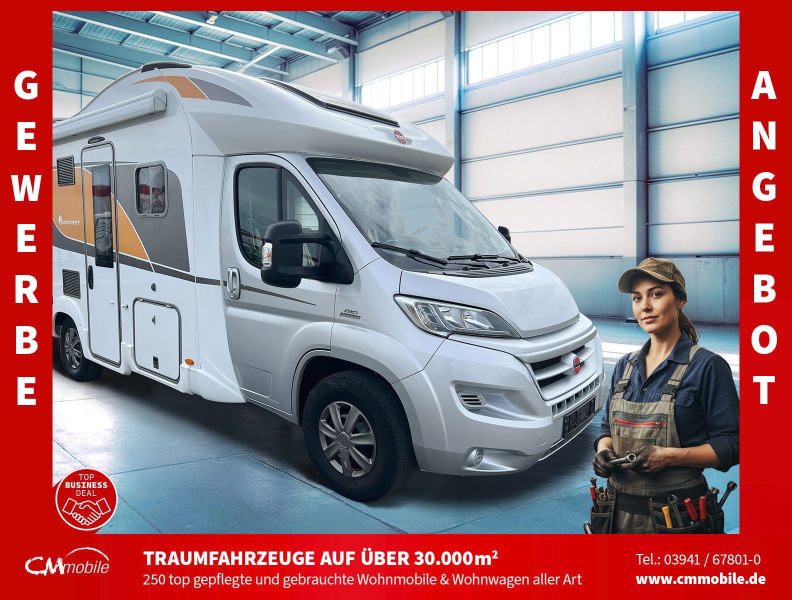 Bürstner
 Ixeo T 590 Summer -Hubbett  *Gewerbeangebot*
