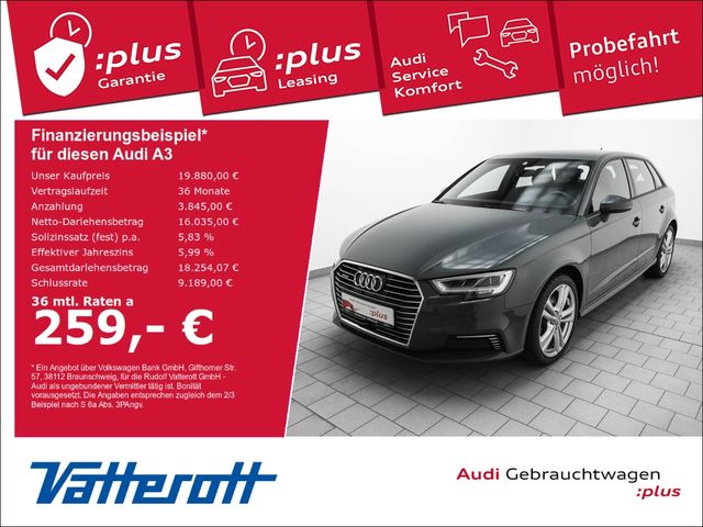 Audi A3 Sportback 40 e-tron S line Sport Navi digCock