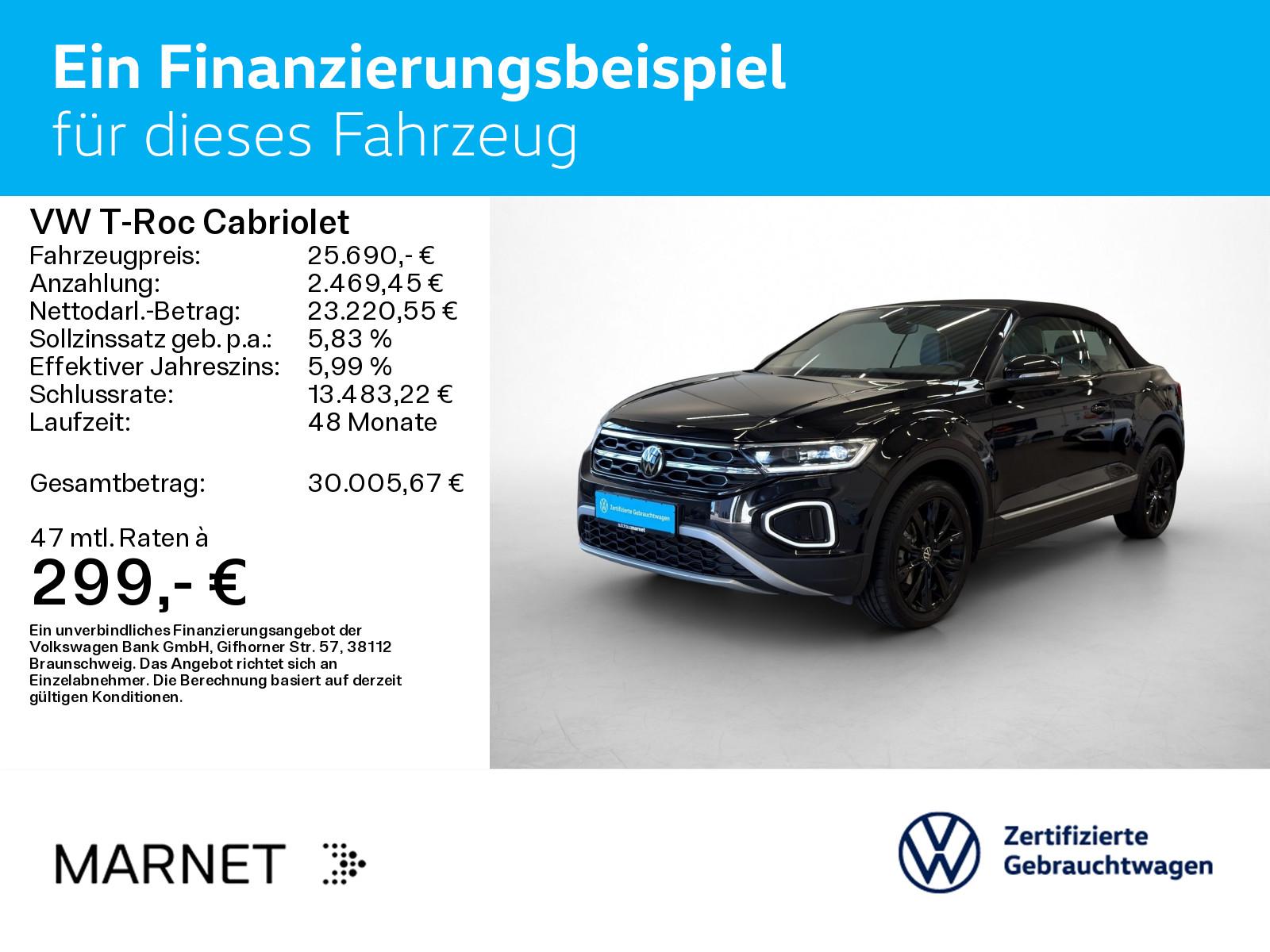 Volkswagen T-Roc Cabriolet 1.5 TSI Style Black Style DSG Na, миниатюра 2