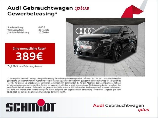 Audi Q4 Sportback e-tron 50 quattro S line LM21 HuD P