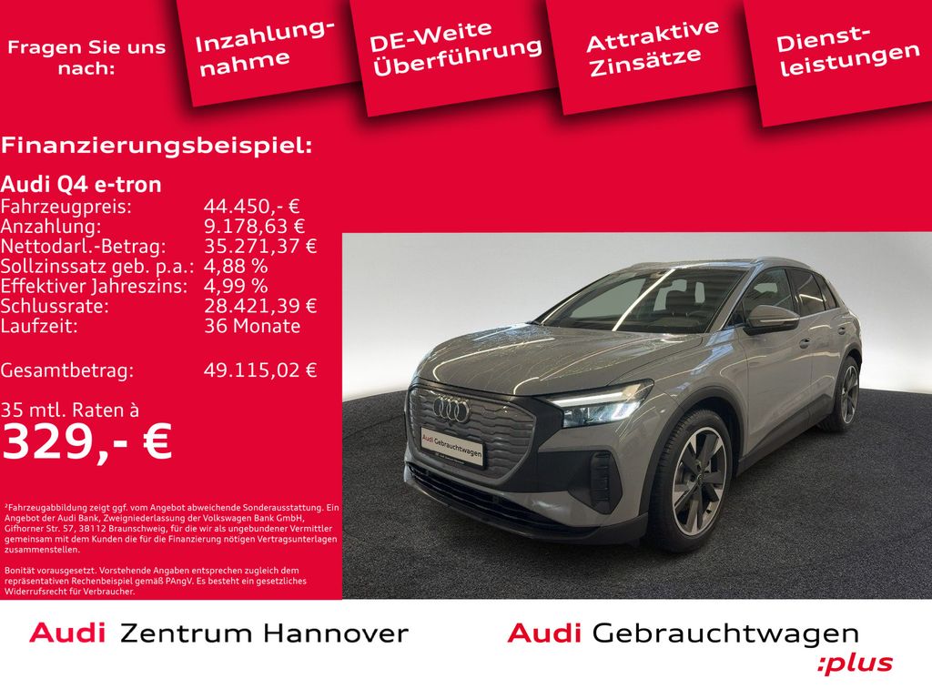 Q4 e-tron 45 quattro Pano Kamera virtual Cockpit