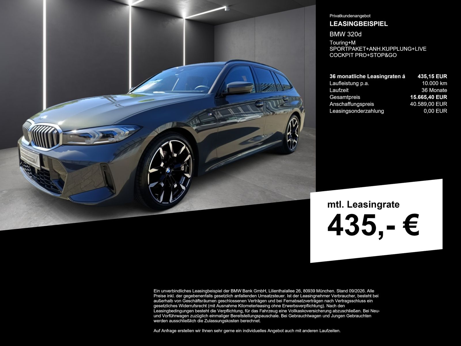 BMW 320d Touring M SPORTPAKET ANH.KUPPLUNG LIVE COCK foto 3