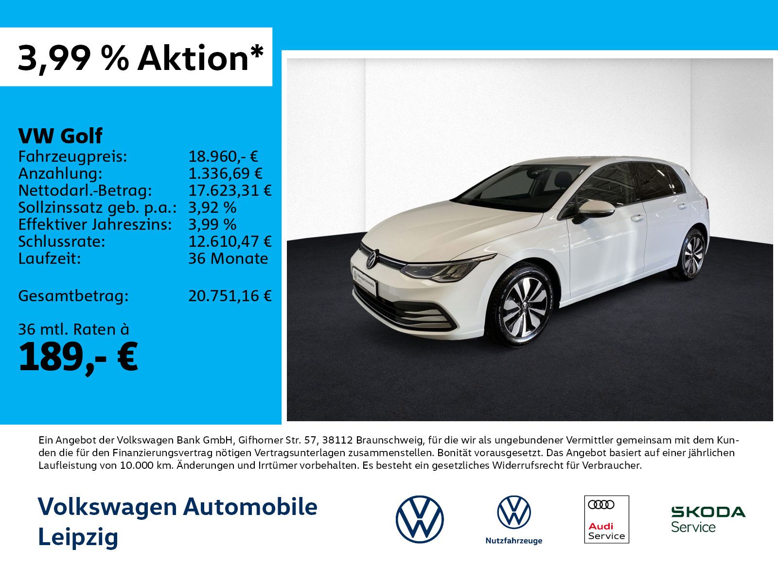 Volkswagen Golf VIII 1.5 TSI Move *Navi*ACC*SHZ*App*PDC*LED
