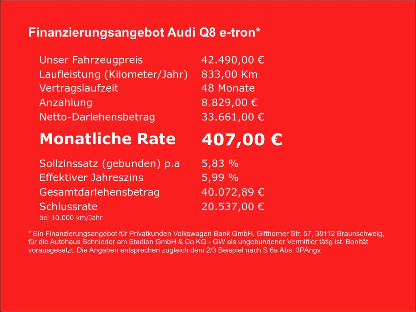Audi Q8 e-tron Sportback 50 Luftfederung AD Niveau AH foto 4