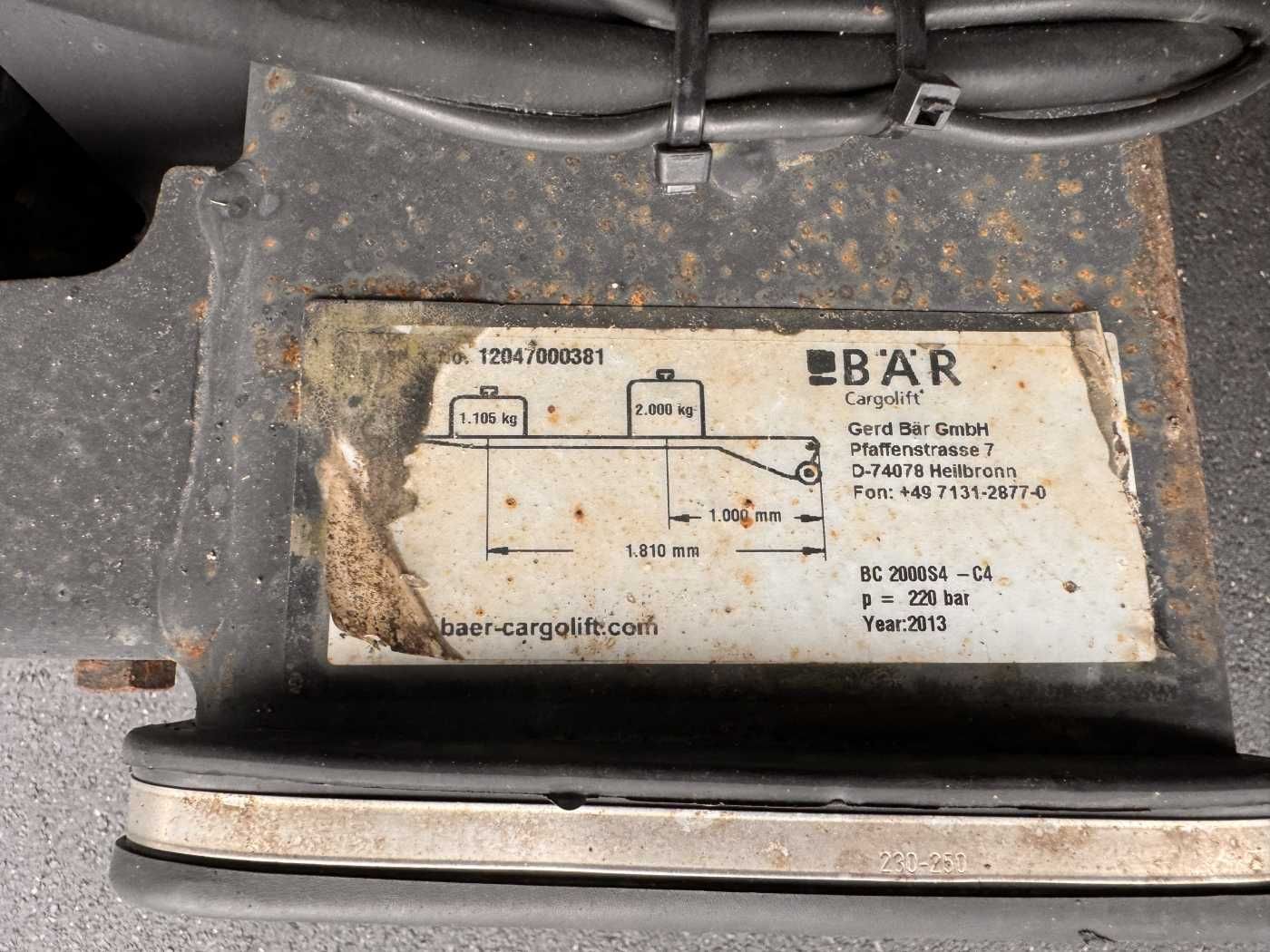Fahrzeugabbildung Andere Rohr RZK/18 IV Carrier LBW 2.000kg Durchlade