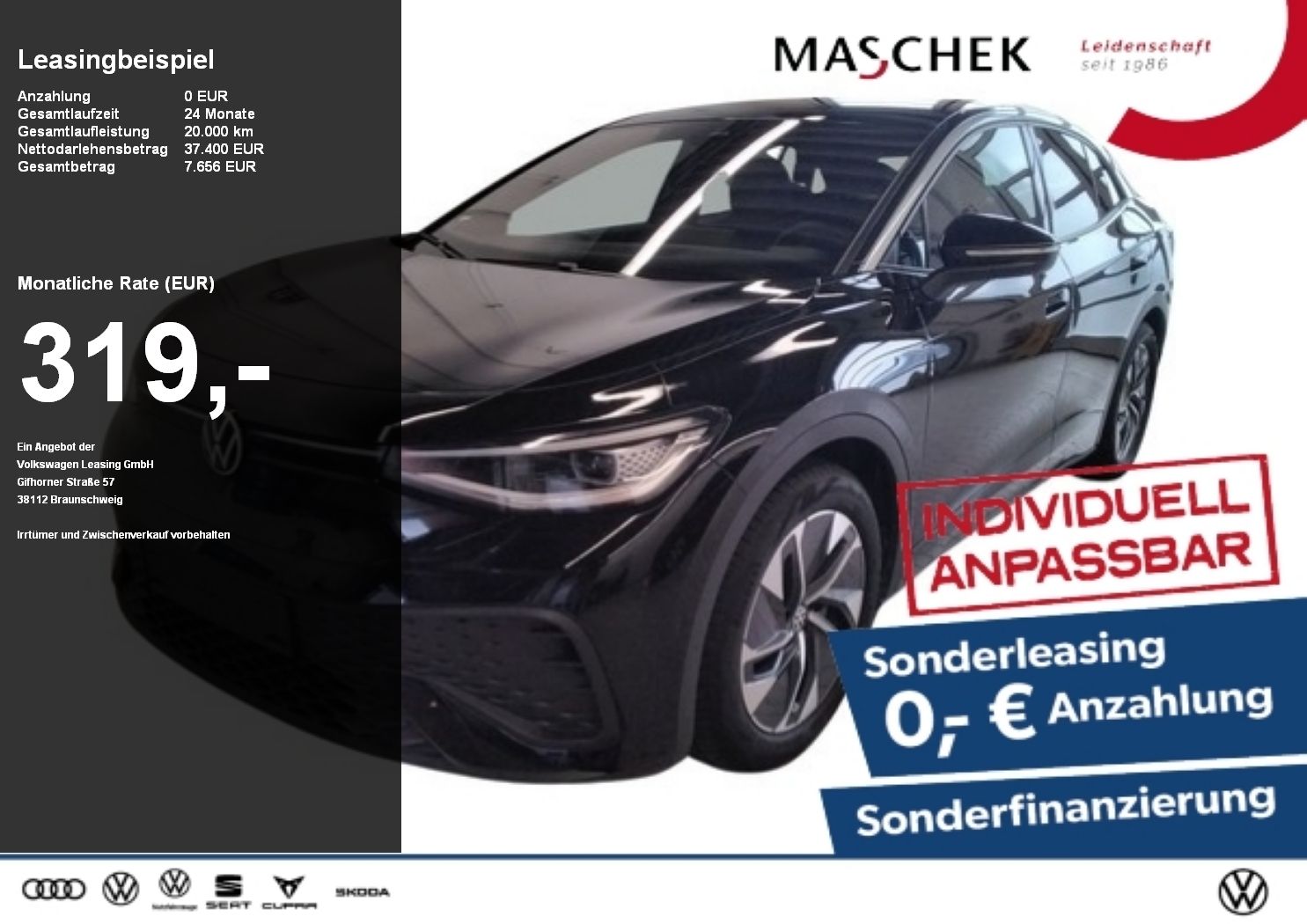 Volkswagen ID.5 Pro Sonderleasing! Navi IQLight Wärmepumpe