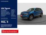 Volkswagen Tiguan 2.0 TDI DSG 4Mo Highline AHK PANO HuD DYN - Volkswagen Tiguan mit Diesel-Antrieb: Blau, Zentralverriegelung, Geländewagen