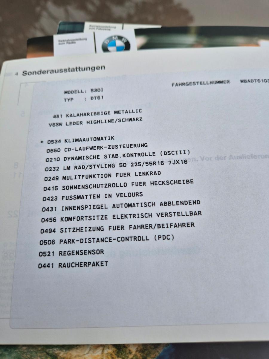 BMW 530i Scheckheft, Grosser Service+Tüv neu