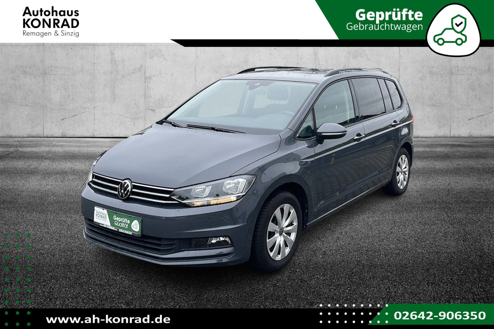 Fahrzeugabbildung Volkswagen Touran Comfortline 1.5 TSI DSG Move*7SITZER*AHK*