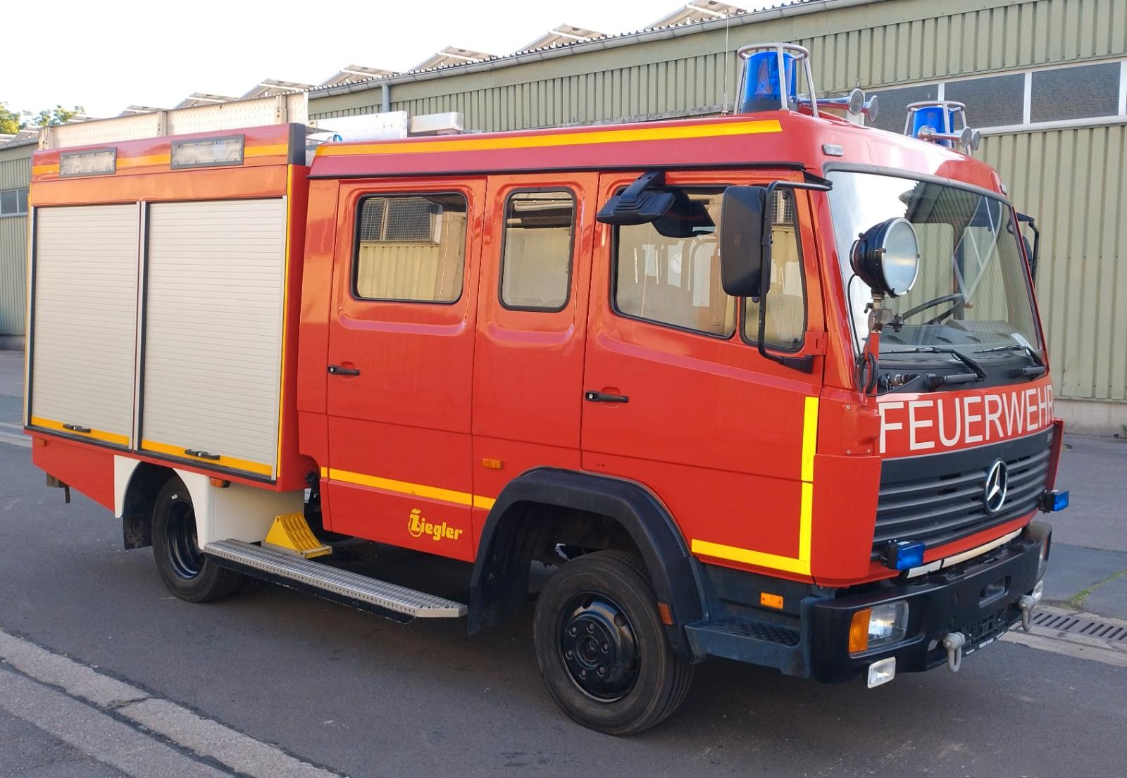Mercedes-Benz 814 F LF 8/6 Feuerwehr Aufbau Ziegler
