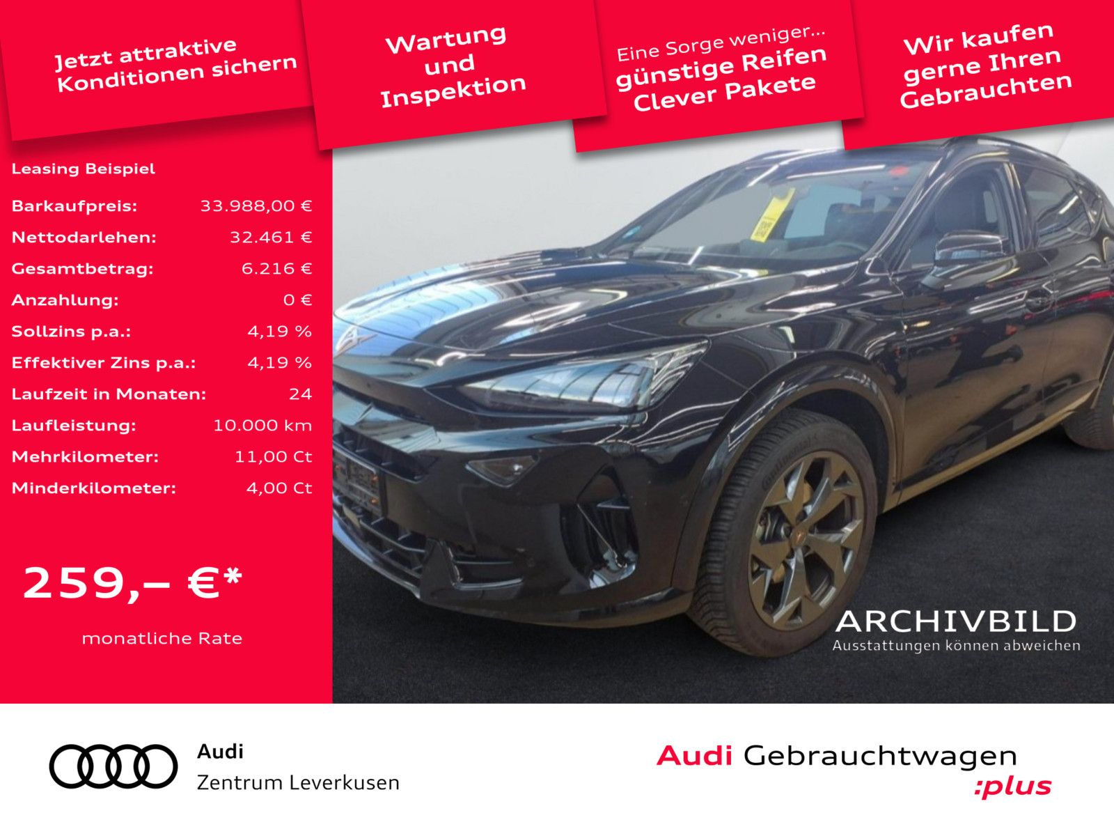 Cupra Formentor NAVI VIRT ACC MEMORY LEDER KAM 360°