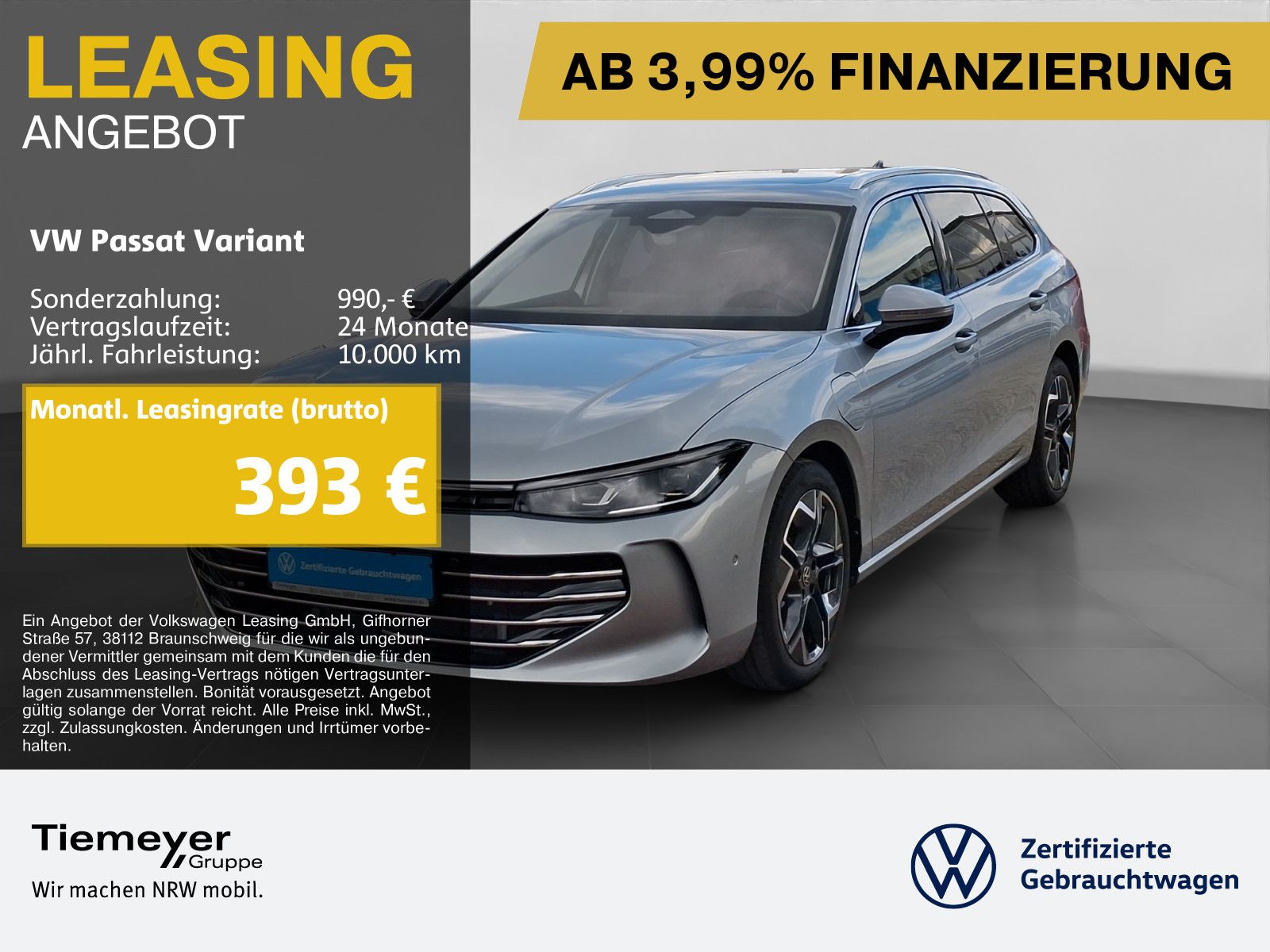Volkswagen Passat Variant 1.5 eHybrid ELEGANCE PANO AHK foto 1